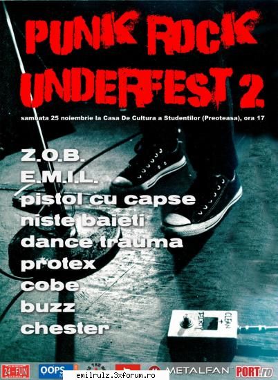 acum.... punk rock underfest editia 2, 25 noiembrie 2006, preoteasa, sala mare