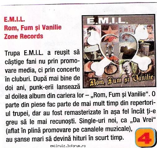 PRESA despre Rom Fum si Vanilie - gata........am scanat. sper sa mearga - Discutii libere despre E.M.I.L.