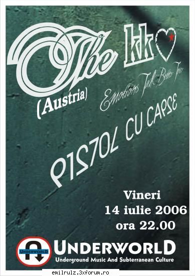 concerte punk - tim - Formatii, artisti ... alta muzica